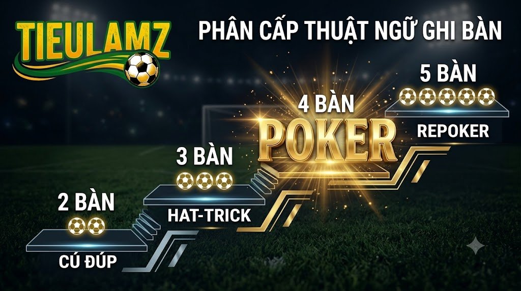 Poker là gì? Ý nghĩa và những cú Poker kinh điển trong bóng đá